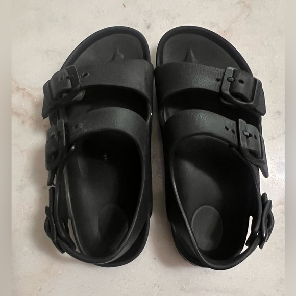 Birkenstock Kids Milano EVA -Black  Back Strap Sandals US 1-1.5 Beach Summer - Picture 5 of 9